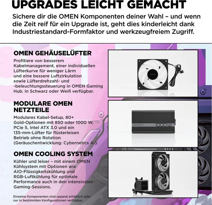 Actual product image HP OMEN 35L Gaming Desktop GT16-0690nz PC (2000 GB, 32 GB)