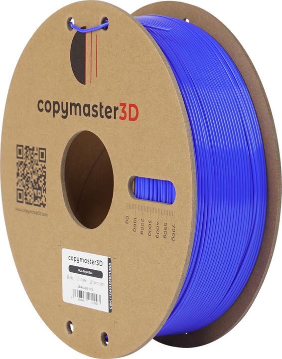 Productafbeelding Copymaster3D PLA Filament for 3D Printer, 1.75 mm, Blue (PLA, 1.75 mm, 1000 g, Blauw)