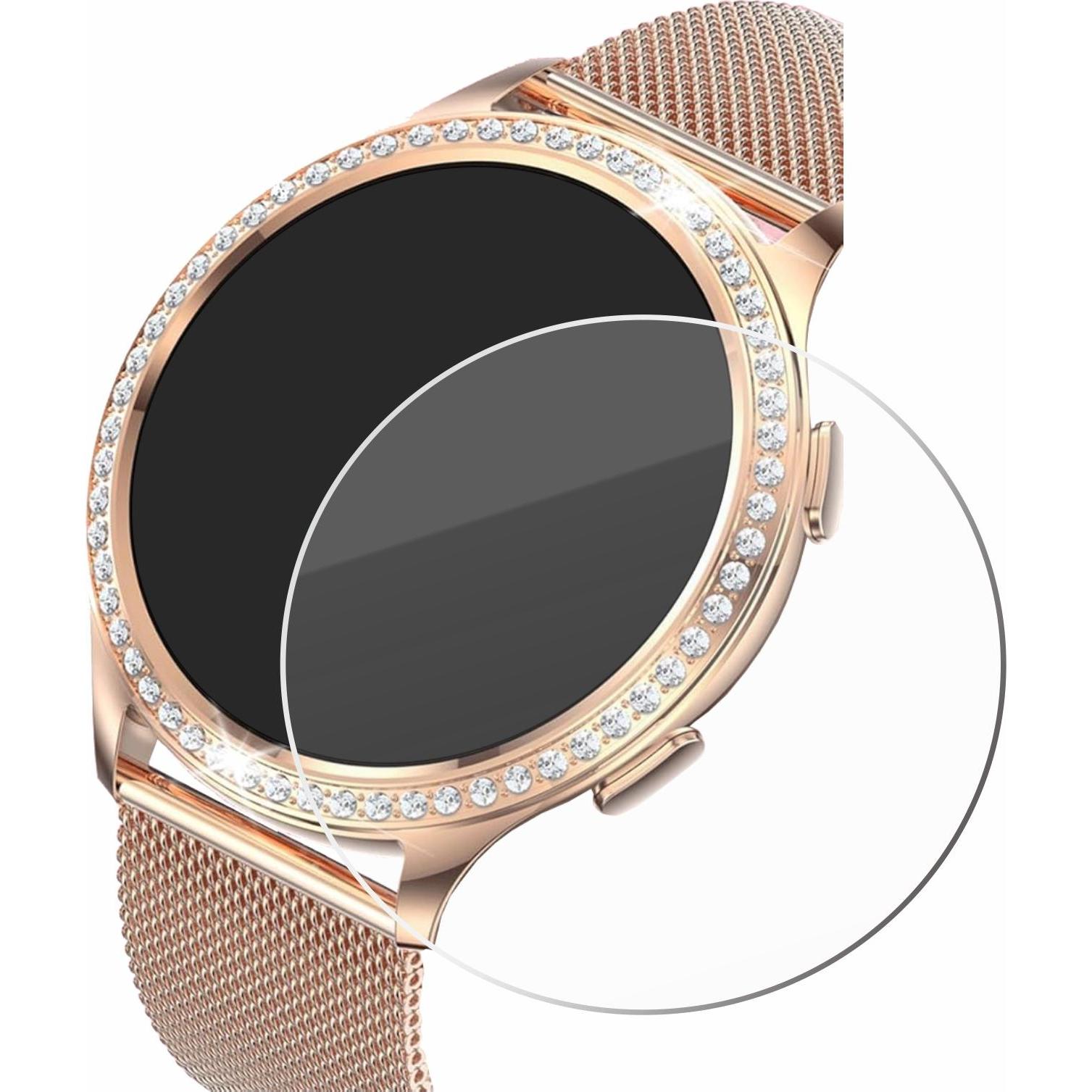 Thumbnail - Savvies Panzerglas Displayschutz 9H Schutzglas Glas Klar Transparent, Smartwatch Schutzfolie, Transparent