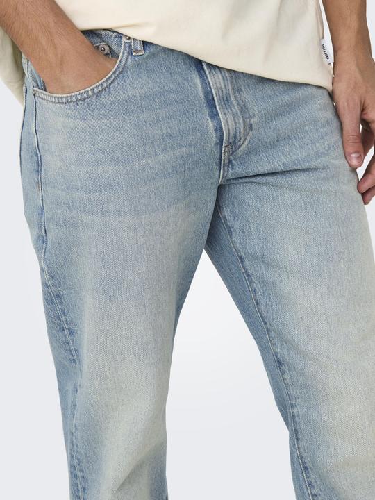 Produktbild Only & Sons ONSEDGE Mid Rise Gerade geschnitten Jeans Normal geschnitten jeans (W34/L32)