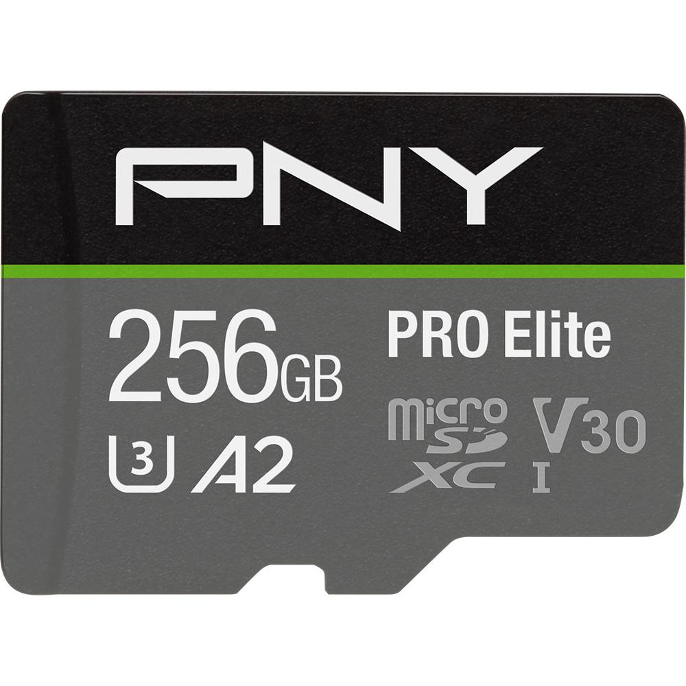 PNY Pro Elite (256 GB, microSDXC, U3, UHS-I), Speicherkarte