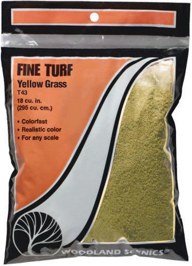 Woodland Scenics Grass, yellow, fine