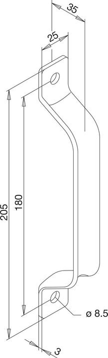 Actual product image Fuhr Gate handles 931