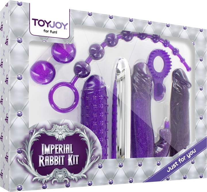 Actual product image ToyJoy Imperial Rabbit Kit Dark