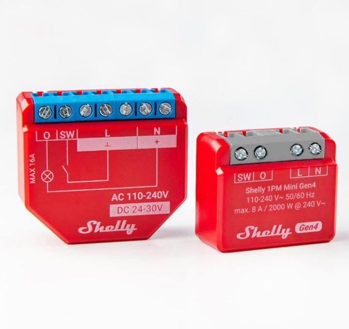 Actual product image Shelly 1PM Mini Gen4 (Switch actuator)