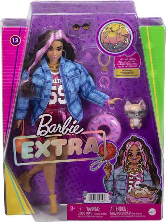 Produktbild Barbie Extra Puppe Basketball-Look