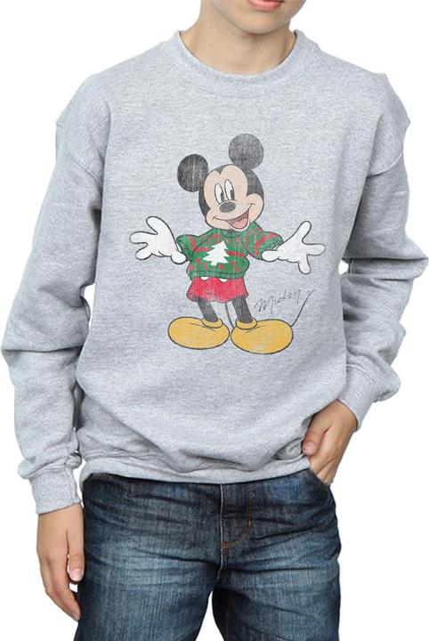 Produktbild Disney Mickey Mouse Christmas Jumper Sweatshirt Jungen (152, 158)