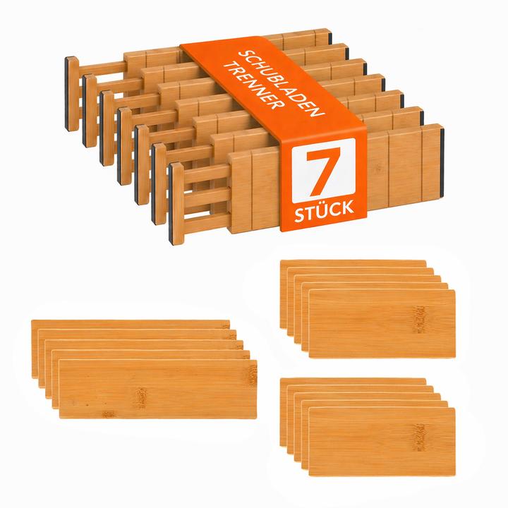 Produktbild Relaxdays 22-tlg. Schubladentrenner-Set