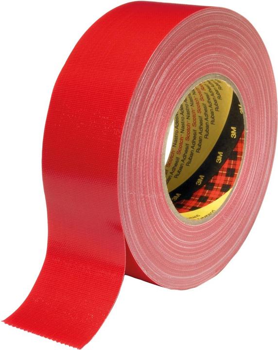 Actual product image 3M Fabric adhesive tape 389 red 25mmX50m Scotch (25 mm)