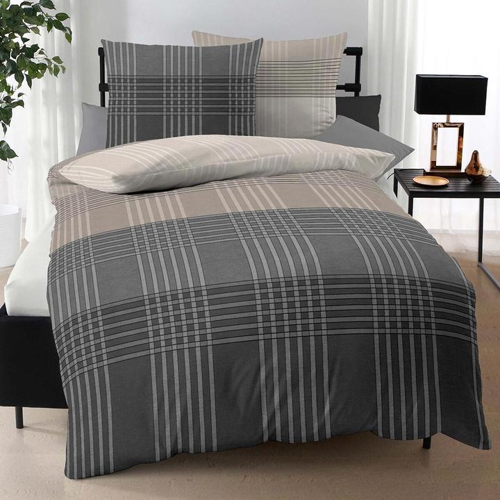 Produktbild Kaeppel Biber Bettwäsche Zones (Bettwäsche Set, 135x200 cm + 80x80 cm)