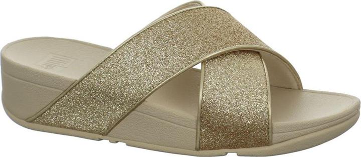 Actual product image Fitflop Lulu Glitterdust Cross Slides (38)