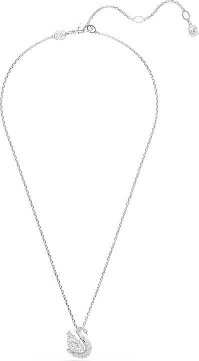 Produktbild Swarovski Swan Halskette Verschiedene Schliffe Schwan Weiss (Swarovski Metall)