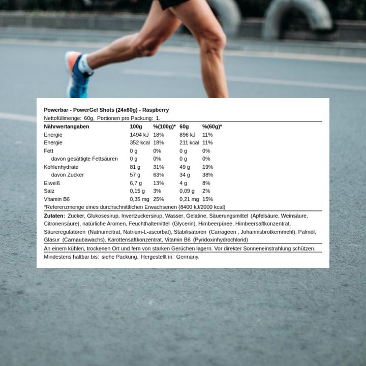 Actual product image Powerbar PowerGel Shots (Raspberry, 24 pcs., 1440 g)