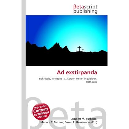 Ad exstirpanda, Sachbücher