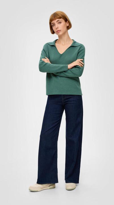 Produktbild s.Oliver Strickpullover Pullover aus Viskosemix (34)