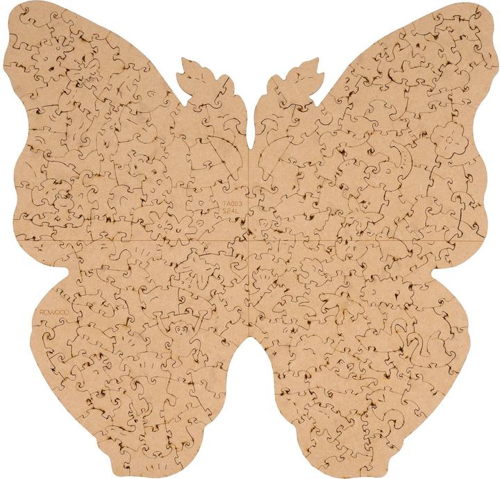 Actual product image Robotime Holzpuzzle 'MORPHO HELENA' (200 pieces)