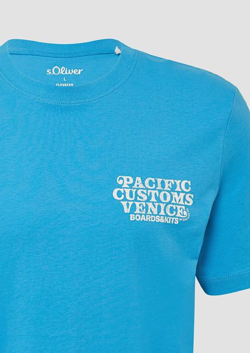 Immagine prodotto S.Oliver T-Shirt Baumwoll-T-Shirt mit Crewneck und Artwork (XXL)