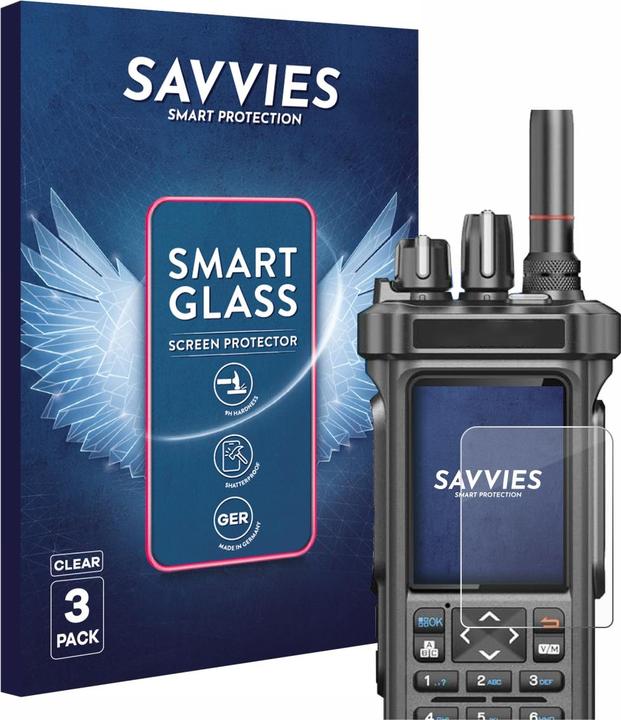 Produktbild Savvies Panzer Schutzglas für Radtel RT-950 Pro Schutzfolie Displayschutz Display Schutz Glas Folie klar