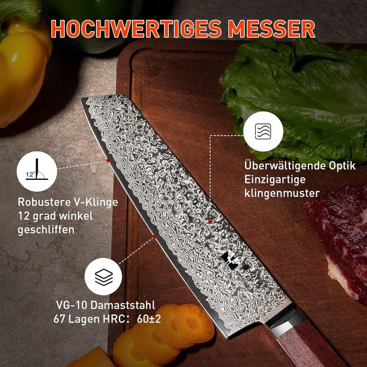 Produktbild Fujini Tea Kiritsuke Messer (20 cm)