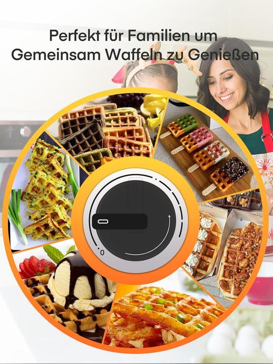Image du produit Fohere Waffeleisen mit Antihaftbeschichtung