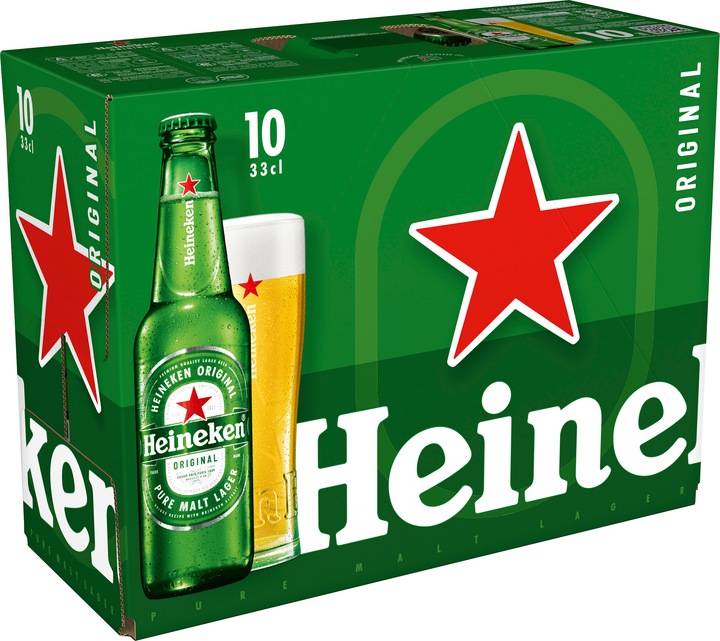 Actual product image Heineken Original (10 x 33 cl)