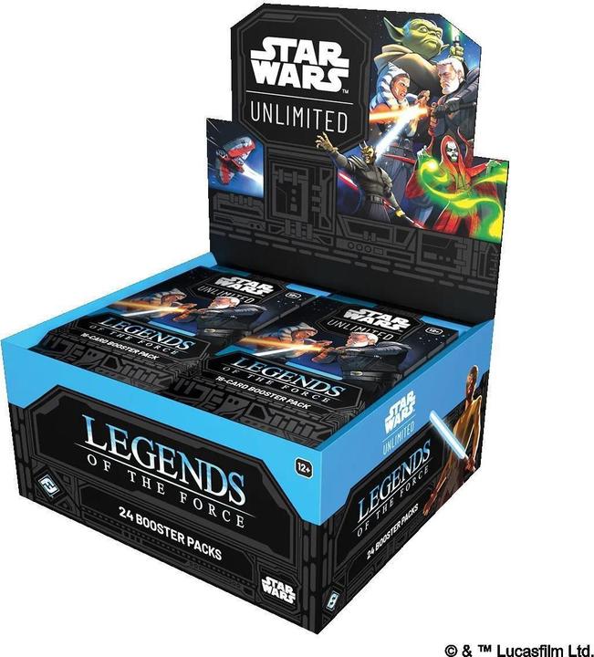 Image du produit FFG Star Wars: Unlimited - Legends of the Force - Booster Display -E- (Anglais, Affichage du booster)