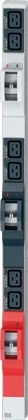 Image du produit Bachmann IT PDU ALU 0U 6x C19 6x disjoncteur CEE 3x32A rouge (12 x, CEI 320, 3 m)