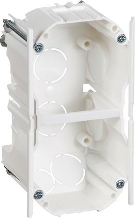 Produktbild LK Opus® 66 Frontdose 2 Modul, weiss
