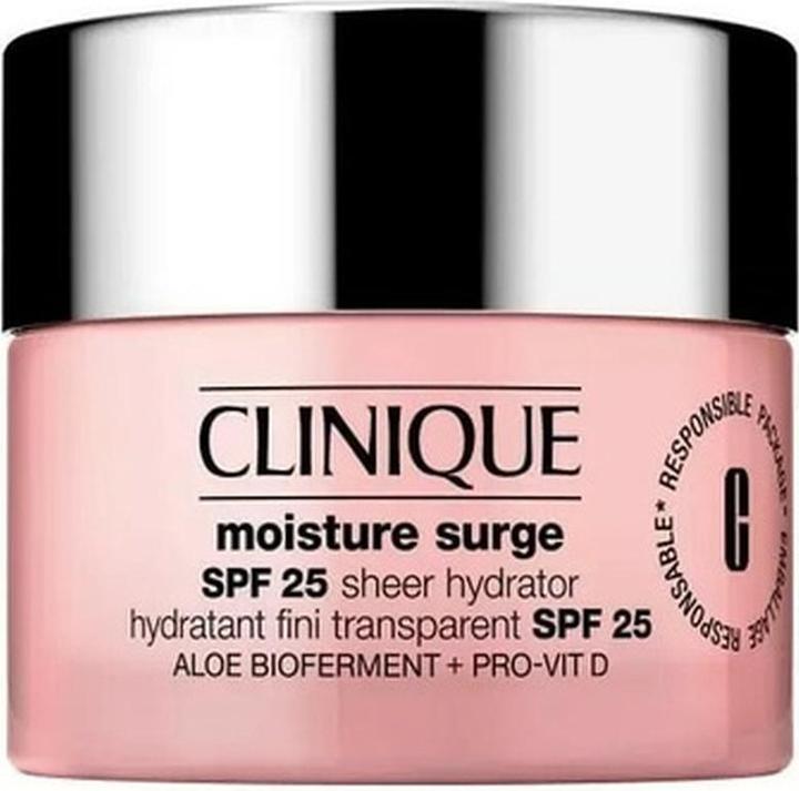 Clinique Moisture Surge Hydrating Gel Cream Spf 25 Sheer Hydrator (75 ml, Tagescreme, SPF 25)