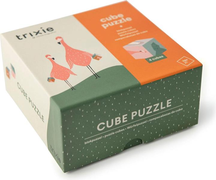 Actual product image Trixie Baby Block puzzle animals