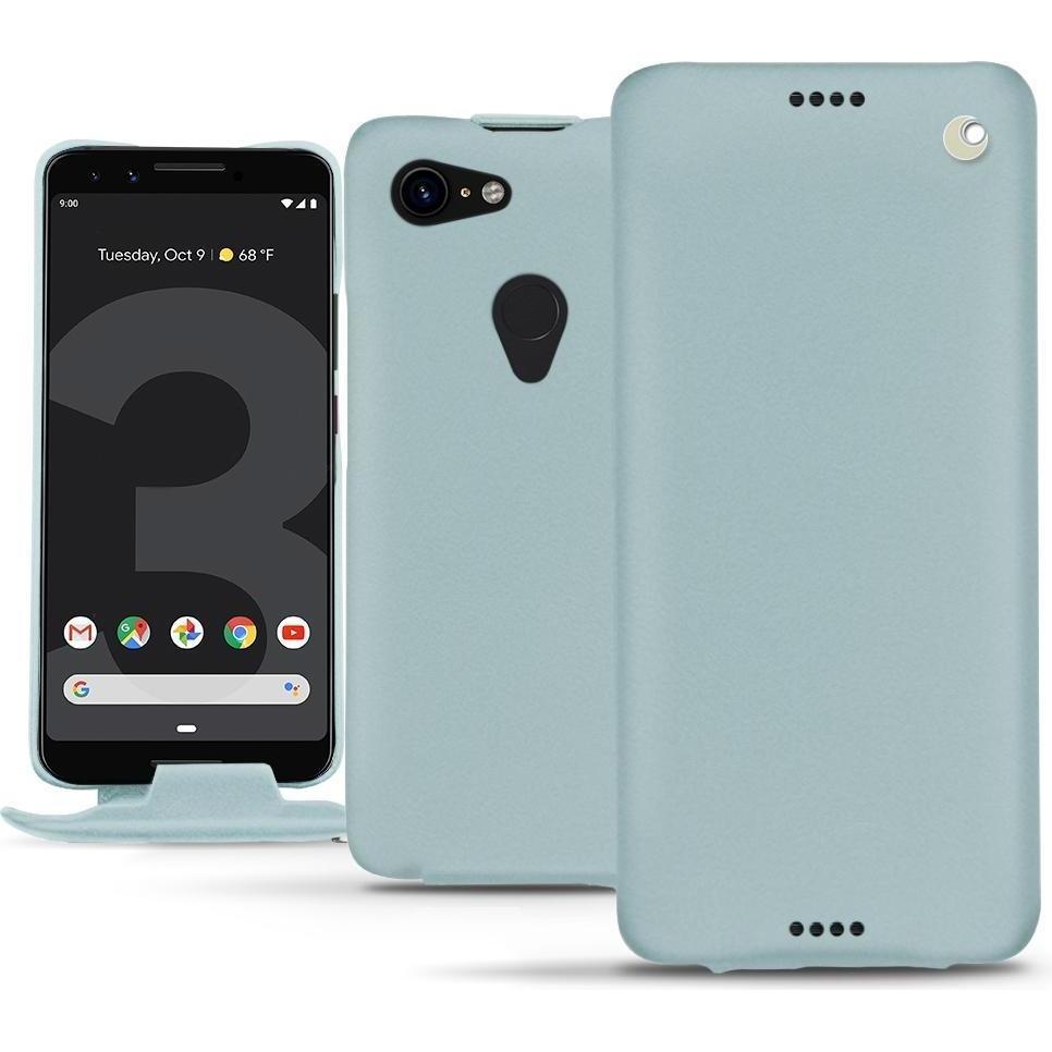 Noreve Lederschutzhülle vertikal (Google Pixel 3), Smartphone Hülle, Blau