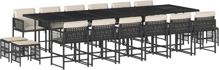 Produktbild vidaXL Garten Essgruppe (330 x 106 x 73 cm)