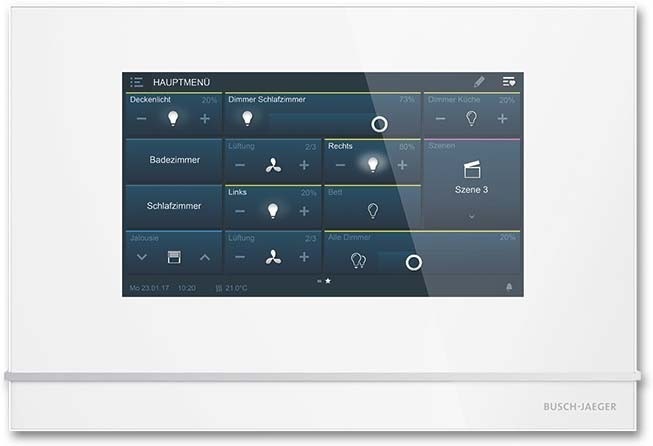 Produktbild Busch-Jaeger Busch-SmartTouch 7" 6136/07-811 Touch-Display