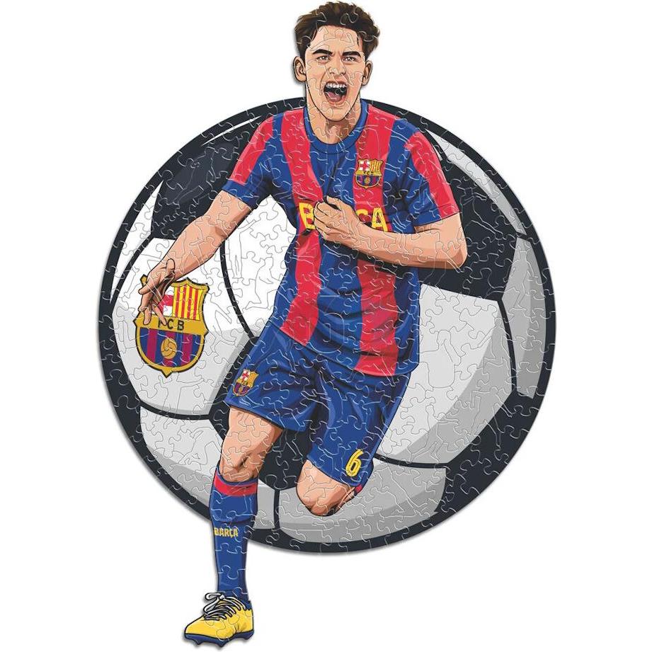 Iconic FC Barcelona - Gavi - Puzzle in Legno Taglia L (500 Pezzi) (500 pezzi)