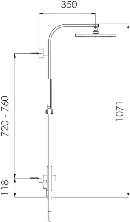 Produktbild Nikles Duschsystem 6 Pure
