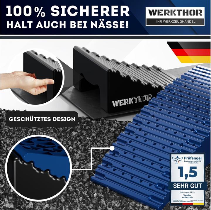 Image du produit Werkthor Innovative Auffahrkeile mit Unterlegmatte