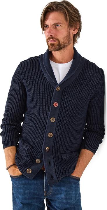 Produktbild Joe Browns Aztec Trim & Washed Look Shawl Neck Cardigan (L)