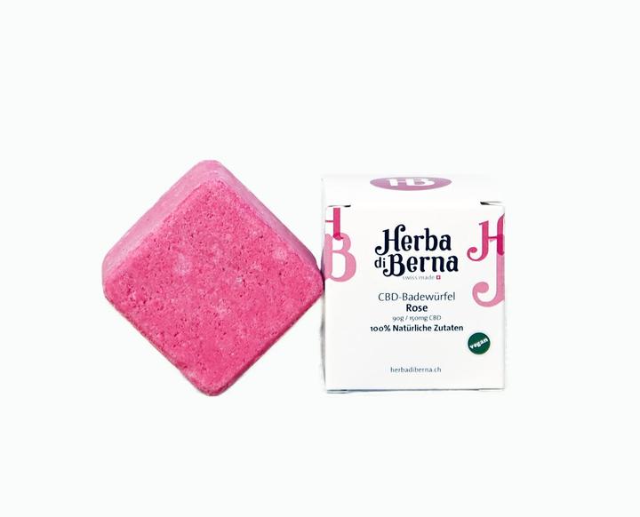 Actual product image Herba di Berna Bath ball rose (Bath bombs)