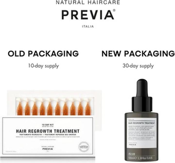Actual product image Previa Extra Life Hair Regrowth Treatment (100 ml)