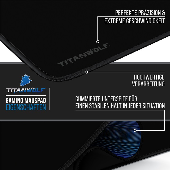 Actual product image Titanwolf Gaming Mouse Pad (3XL)