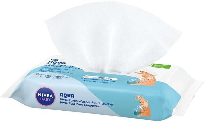 Produktbild NIVEA Aqua Feuchttücher QUATTRO (4 x 57 Stk.)