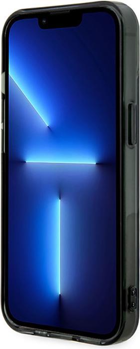 Image du produit BMW Étui BMHMP14MHCRS iPhone 14 Plus 6.7" transparent hardcase Silver Ring MagSafe (Apple iPhone 14 Plus)