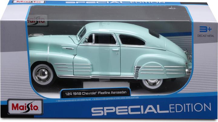 Produktbild Maisto Chevrolet Fleetline Aerosedan 1948 1/24 grün