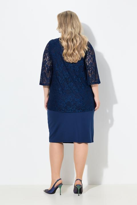 Produktbild Miamoda Spitzenkleid, blickdichtes Jersey-Unterkleid (54)