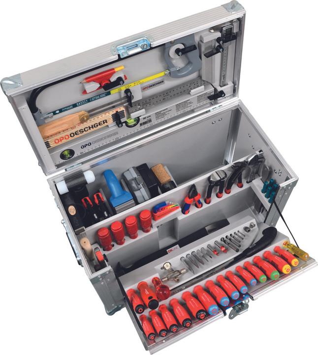 Produktbild OPO Leichtbau Schreiner-Werkzeugkiste Compact 3 (64 Teile)