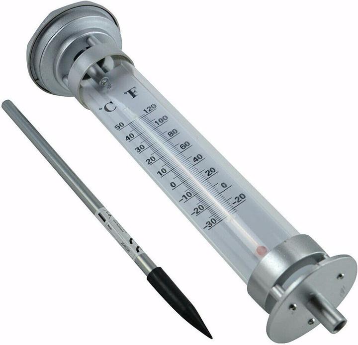 Produktbild Grundig Solarlampe mit LED Thermometer (4 lm)