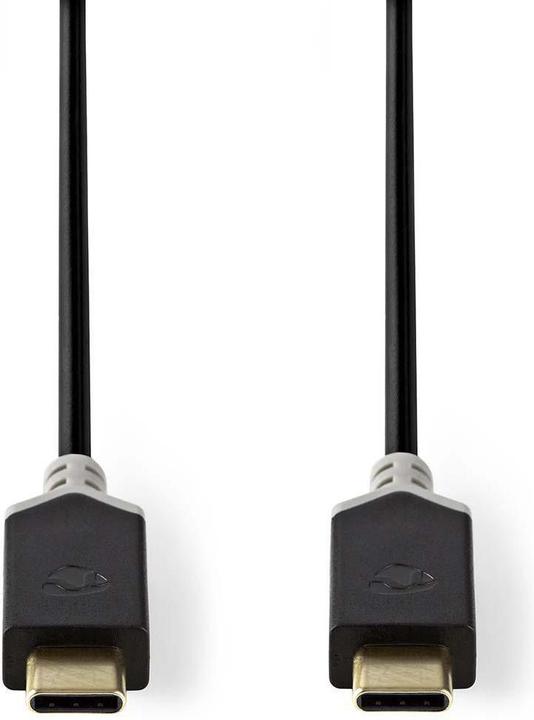 Actual product image Nedis USB cable 2.0 type C male - type C male 1.0 m (1 m, USB 2.0)