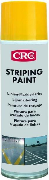 CRC Peinture de marquage STRIPING PAINT, jaune, aérosol de 500 ml