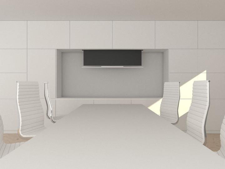 Image du produit DSS Elévateur de plafond TV, 55-75", sans fil, max 40 kg, noir (40 kg, 55" - 75")