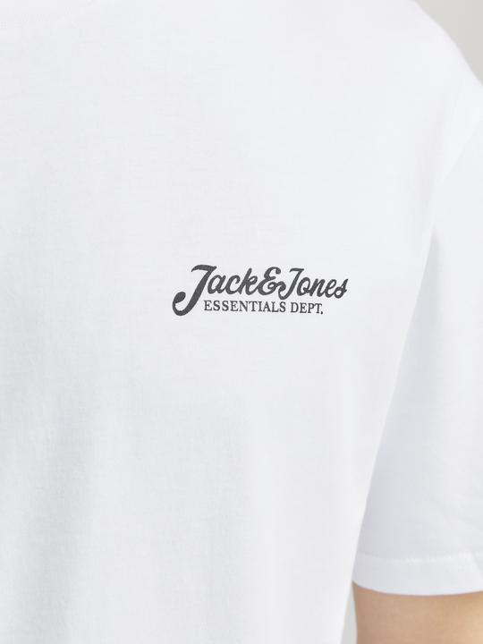 Actual product image Jack & Jones Jjbeau Tee Ss Frontprint Crew Neck (M)